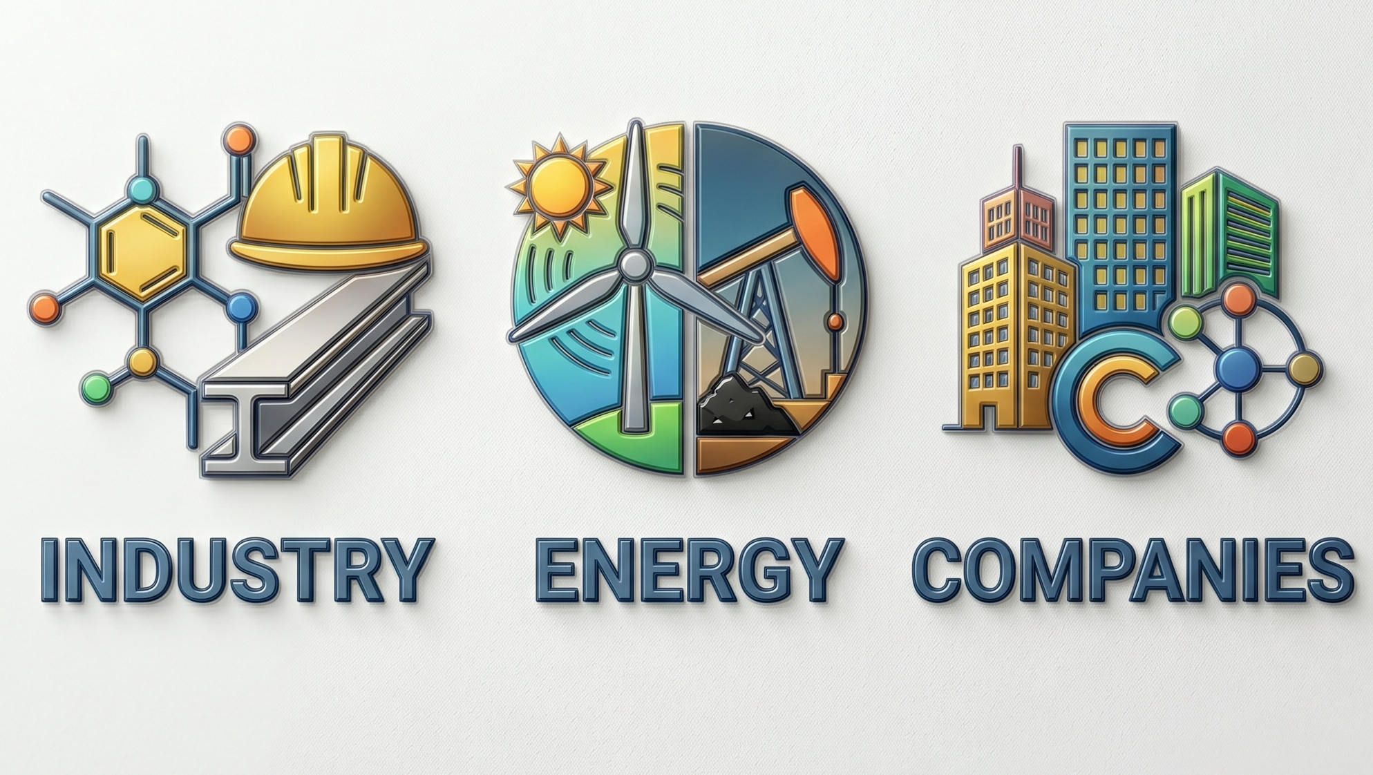 Industria, energía, compañías y operaciones globales